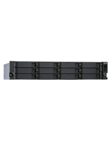 QNAP TL-R1200S-RP contenitore di unità di archiviazione Box esterno HDD SSD Nero, Grigio 2.5 3.5"
