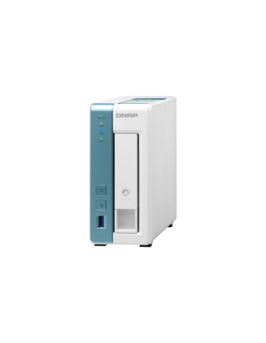 QNAP TS-131K server NAS e di archiviazione Tower Collegamento ethernet LAN Turchese, Bianco Alpine AL-214
