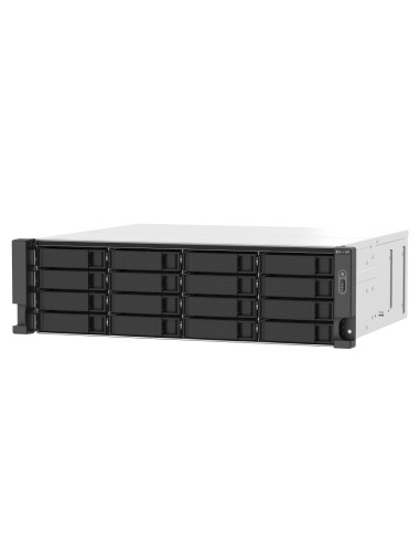 QNAP TS-1673AU-RP-16G server NAS e di archiviazione Armadio (3U) Collegamento ethernet LAN Nero, Grigio V1500B