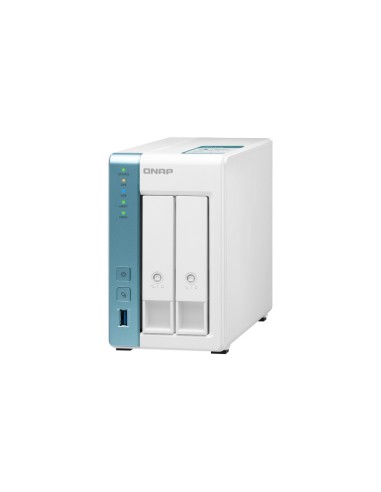 QNAP TS-231K server NAS e di archiviazione Tower Collegamento ethernet LAN Turchese, Bianco Alpine AL-214
