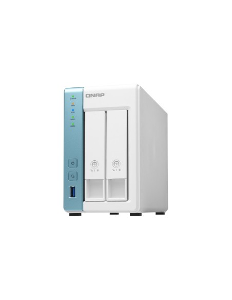 QNAP TS-231P3 NAS Tower Collegamento ethernet LAN Turchese, Bianco Alpine AL-214