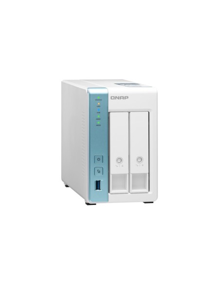 QNAP TS-231P3 NAS Tower Collegamento ethernet LAN Turchese, Bianco Alpine AL-214
