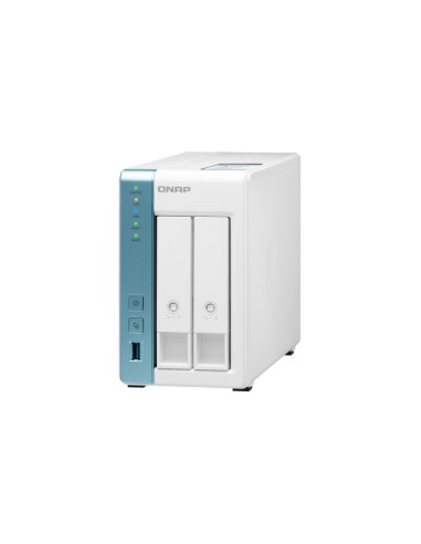 QNAP TS-231P3 NAS Tower Collegamento ethernet LAN Turchese, Bianco Alpine AL-214