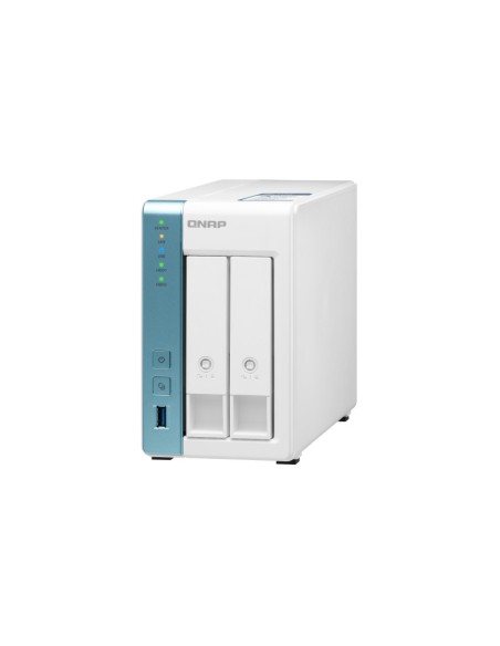 QNAP TS-231P3 NAS Tower Collegamento ethernet LAN Turchese, Bianco Alpine AL-214