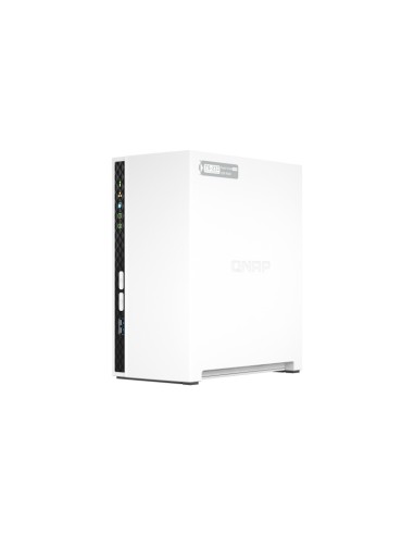 QNAP TS-233 server NAS e di archiviazione Mini Tower Collegamento ethernet LAN Bianco Cortex-A55