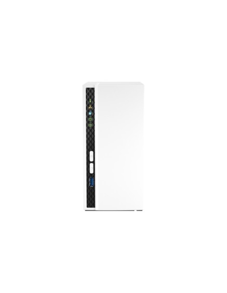 QNAP TS-233 server NAS e di archiviazione Mini Tower Collegamento ethernet LAN Bianco Cortex-A55
