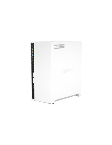 QNAP TS-233 server NAS e di archiviazione Mini Tower Collegamento ethernet LAN Bianco Cortex-A55