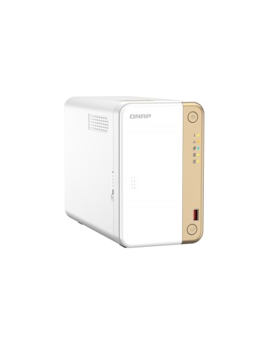 QNAP TS-262 NAS Tower Collegamento ethernet LAN Oro, Bianco N4505