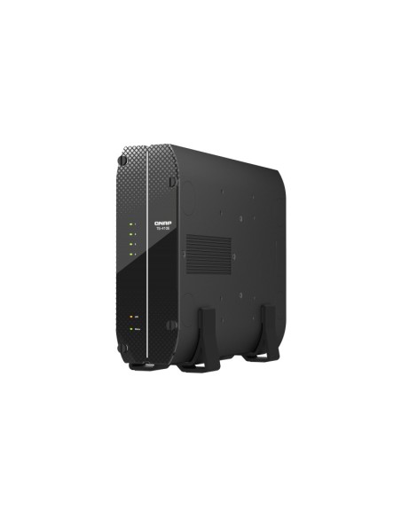 QNAP TS-410E NAS Tower Collegamento ethernet LAN Nero J6412