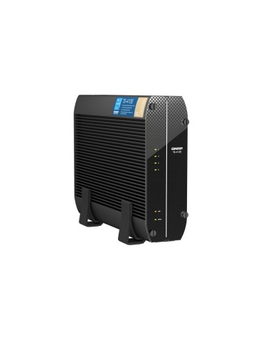 QNAP TS-410E NAS Tower Collegamento ethernet LAN Nero J6412