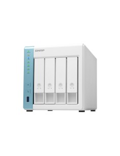 QNAP TS-431K server NAS e di archiviazione Tower Collegamento ethernet LAN Bianco Alpine AL-214