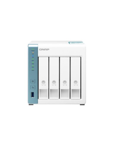 QNAP TS-431K server NAS e di archiviazione Tower Collegamento ethernet LAN Bianco Alpine AL-214