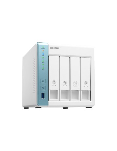QNAP TS-431K server NAS e di archiviazione Tower Collegamento ethernet LAN Bianco Alpine AL-214