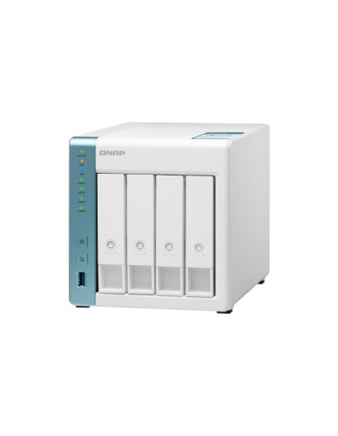 QNAP TS-431K server NAS e di archiviazione Tower Collegamento ethernet LAN Bianco Alpine AL-214
