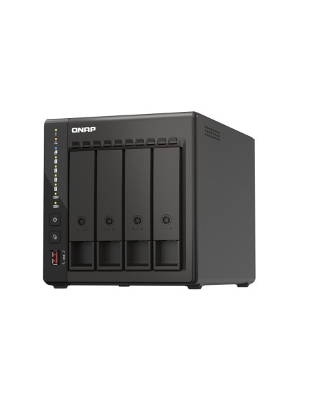 QNAP TS-453E NAS Tower Collegamento ethernet LAN Nero J6412
