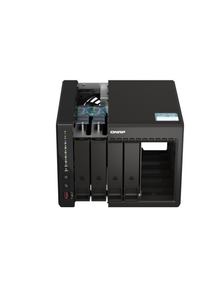 QNAP TS-453E NAS Tower Collegamento ethernet LAN Nero J6412