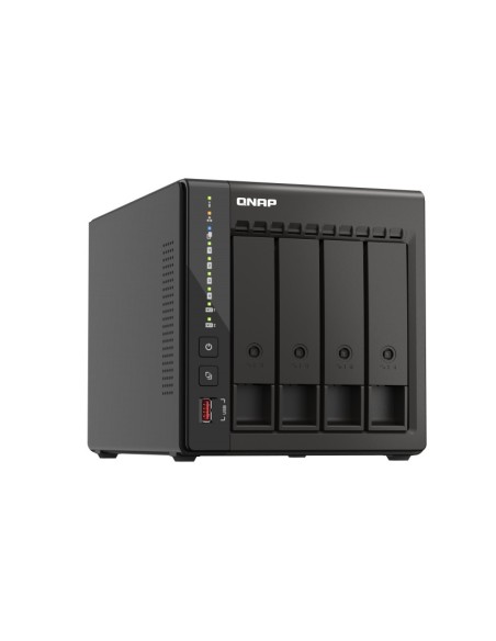 QNAP TS-453E NAS Tower Collegamento ethernet LAN Nero J6412