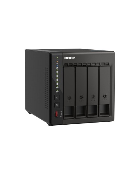 QNAP TS-453E NAS Tower Collegamento ethernet LAN Nero J6412