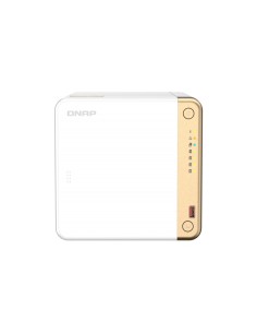 QNAP TS-462-2G server NAS e di archiviazione Tower Collegamento ethernet LAN Bianco N4505