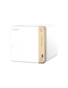 QNAP TS-462-2G server NAS e di archiviazione Tower Collegamento ethernet LAN Bianco N4505 2