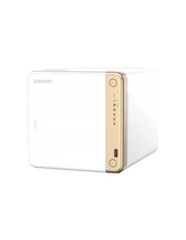 QNAP TS-462-2G server NAS e di archiviazione Tower Collegamento ethernet LAN Bianco N4505