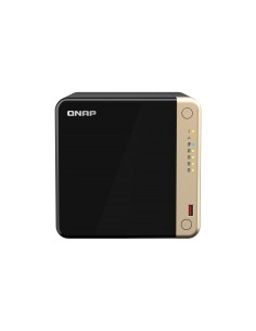 QNAP TS-464-4G server NAS e di archiviazione Tower Collegamento ethernet LAN Nero