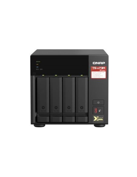 QNAP TS-473A NAS Tower Collegamento ethernet LAN Nero V1500B