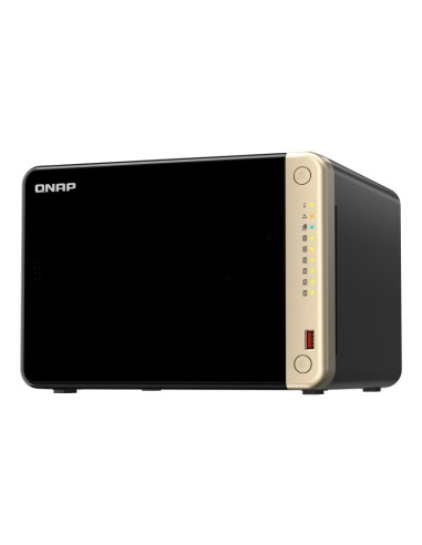 QNAP TS-664-4G server NAS e di archiviazione Tower Collegamento ethernet LAN Nero