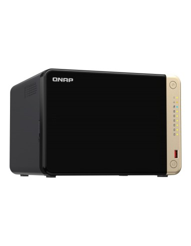 QNAP TS-664-4G server NAS e di archiviazione Tower Collegamento ethernet LAN Nero