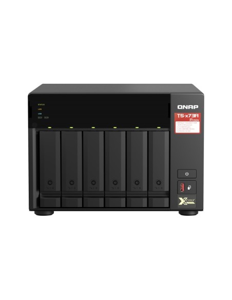 QNAP TS-673A NAS Tower Collegamento ethernet LAN Nero V1500B