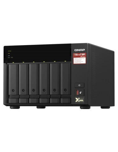 QNAP TS-673A NAS Tower Collegamento ethernet LAN Nero V1500B