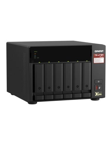 QNAP TS-673A NAS Tower Collegamento ethernet LAN Nero V1500B