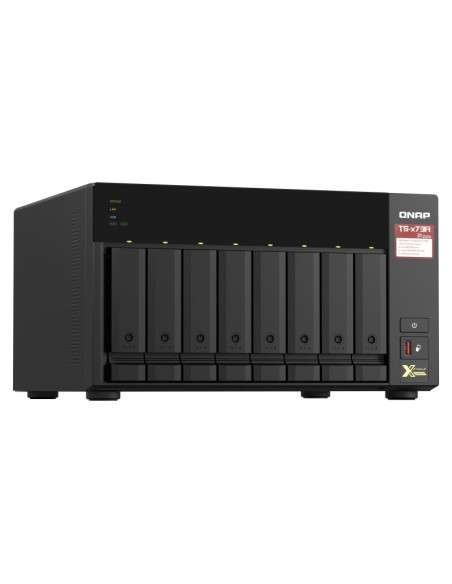 QNAP TS-873A NAS Tower Collegamento ethernet LAN Nero V1500B