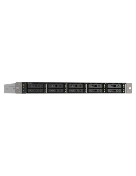 QNAP TS-h1090FU NAS Rack (1U) Collegamento ethernet LAN Nero, Grigio 7302P