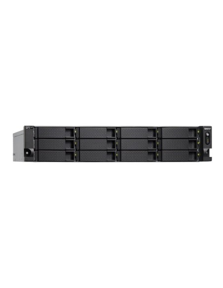 QNAP TS-h1277XU-RP NAS Armadio (2U) Collegamento ethernet LAN Nero, Grigio 3700X