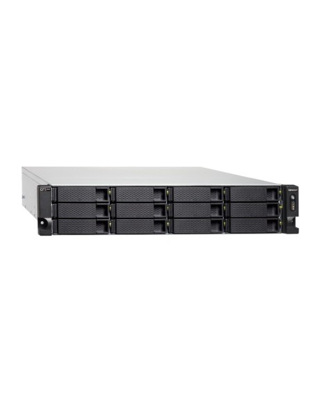 QNAP TS-h1283XU-RP NAS Armadio (2U) Collegamento ethernet LAN Nero, Grigio E-2236