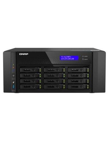 QNAP TS-h1290FX NAS Tower Collegamento ethernet LAN Nero 7232P