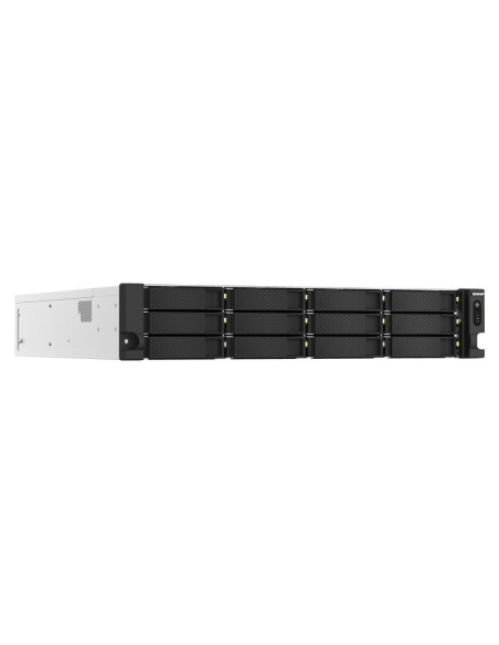 QNAP TS-h1887XU-RP NAS Armadio (2U) Collegamento ethernet LAN Nero, Bianco E-2334