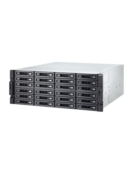 QNAP TS-h2483XU-RP NAS Armadio (4U) Collegamento ethernet LAN Nero E-2136