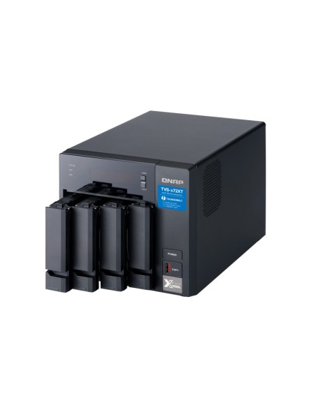 QNAP TVS-472XT NAS Tower Collegamento ethernet LAN Nero