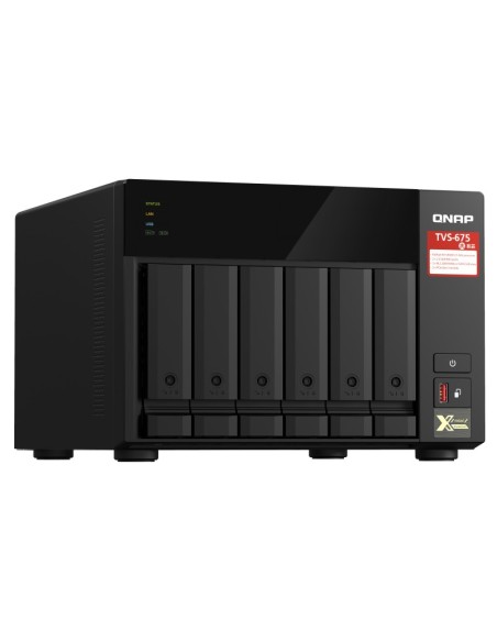 QNAP TVS-675 NAS Tower Collegamento ethernet LAN Nero KX-U6580