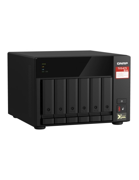 QNAP TVS-675 NAS Tower Collegamento ethernet LAN Nero KX-U6580
