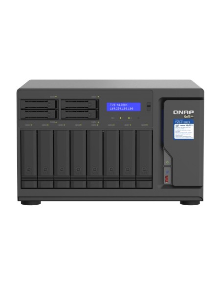 QNAP TVS-h1288X NAS Tower Collegamento ethernet LAN Nero W-1250
