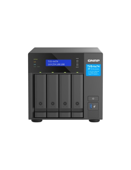 QNAP TVS-H474 NAS Tower Collegamento ethernet LAN Nero G7400