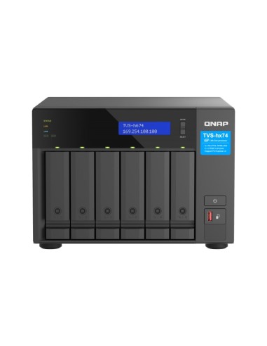 QNAP TVS-h674 NAS Tower Collegamento ethernet LAN Nero i3-12100