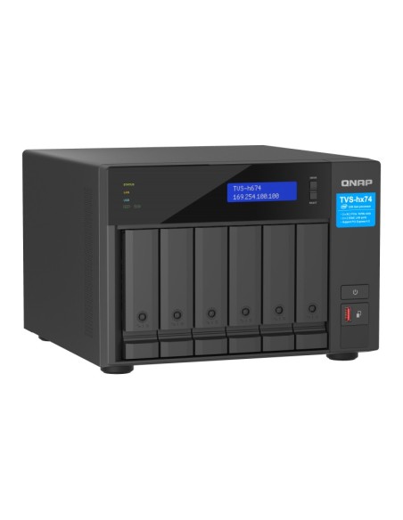 QNAP TVS-H674 NAS Tower Collegamento ethernet LAN Nero i5-12400