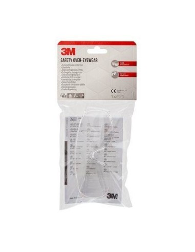3M VISCC1 occhiali di moda Unisex Rettangolo Montatura piena Trasparente