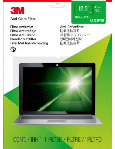 3M Filtro antiriflesso per laptop widescreen da 12,5"