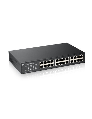 Zyxel GS1100-24E Non gestito Gigabit Ethernet (10 100 1000) Nero