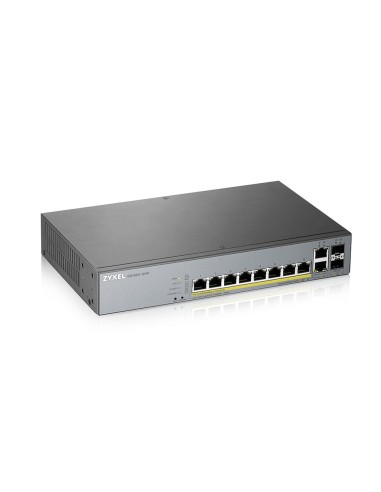 Zyxel GS1350-12HP-EU0101F switch di rete Gestito L2 Gigabit Ethernet (10 100 1000) Supporto Power over Ethernet (PoE) Grigio